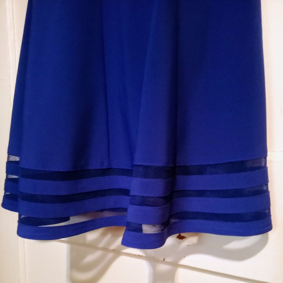 🛍️ BUNDLE ONLY🛍️Jessica Howard Deep Blue Midi Dress - Picture 6 of 9